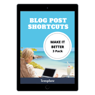 Blog Post Shortcuts Make It Better 3-Pack by Karon Thackston