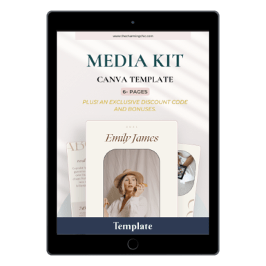 Media Kit Canva Template