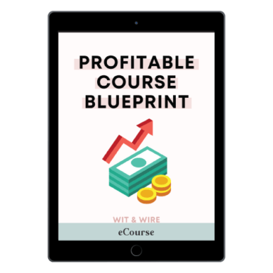Profitable Course Blueprint by Melissa Guller